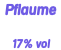 Pflaume 17% vol