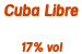 Cuba Libre 17% vol