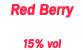 Red Berry 15% vol