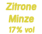 Zitrone Minze 17% vol